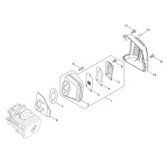 MARMITTA COMPL. ECRP021045451 ORIGINALE ECHO | NewgardenParts.com