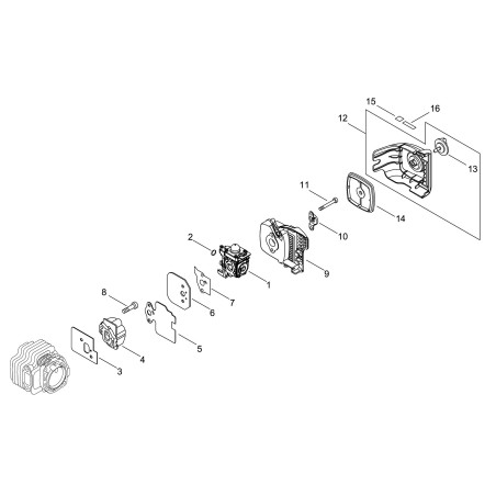 ORIGINAL ECHO AIR FILTER BOX ECRP021046091 | NewgardenParts.com