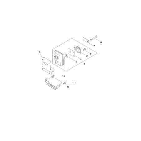 Kompletter Schalldämpfer ECRP021047650 Original Echo | NewgardenParts.com