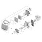 ORIGINAL ECHO AIR FILTER BODY ECRP021050880