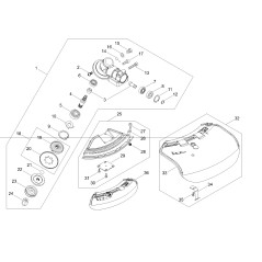 ORIGINAL ECHO ECRP021050950 COMPLETE HEAD | NewgardenParts.com