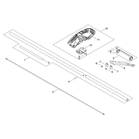 ORIGINAL ECHO TRANSMISSION TUBE ECRP021051780 | NewgardenParts.com