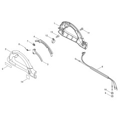 Cable de accesorios con interruptor ECRP021052190 Original Echo