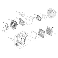 ORIGINAL ECHO AIR FILTER SEAT ECRP021052810 | NewgardenParts.com