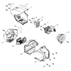 ORIGINAL ECHO ECRP021054020 FAN COVER | NewgardenParts.com
