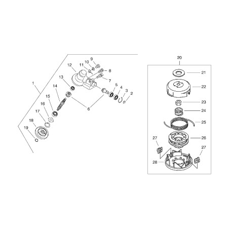 ORIGINAL ECHO ECRP022001260 LINE SPOOL | NewgardenParts.com