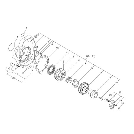 ORIGINAL ECHO ECRP022004700 SPRING GROUP | NewgardenParts.com