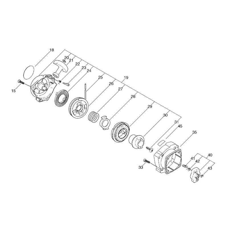 ORIGINAL ECHO ANLASSERRIEMENSCHEIBE ECRP022004710