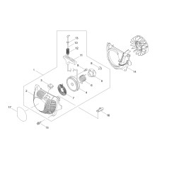 ORIGINAL ECHO STARTER PULLEY ECRP022036740