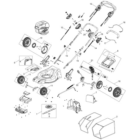 COMPLETE TRANSMISSION FOR DLM-310/64SP ECRP022061420 ORIGINAL ECHO | NewgardenParts.com