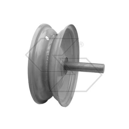 Llanta metálica con eje lateral sobre rodamientos Ø 25x103 mm | NewgardenParts.com