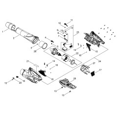 COMPLETE ENGINE FOR DPB-2500 ECRP022068300 ORIGINAL ECHO | NewgardenParts.com