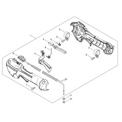 ACC. CABLE COMPLETE WITH SWITCH ECRP100002240 ORIGINAL ECHO | NewgardenParts.com