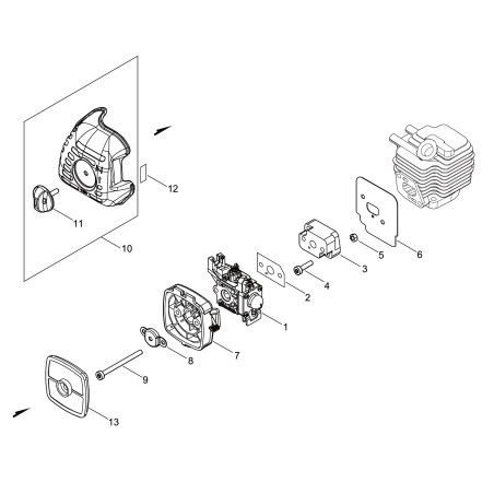 ORIGINAL ECHO AIR FILTER COVER ECRP100002260 | NewgardenParts.com