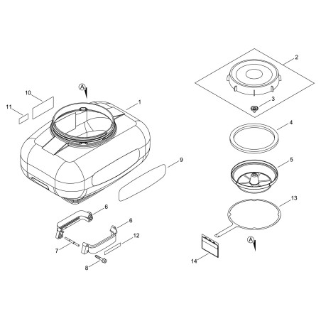 ORIGINAL ECHO ECRP100003000 FLÜSSIGKEITSTANKDECKEL | NewgardenParts.com