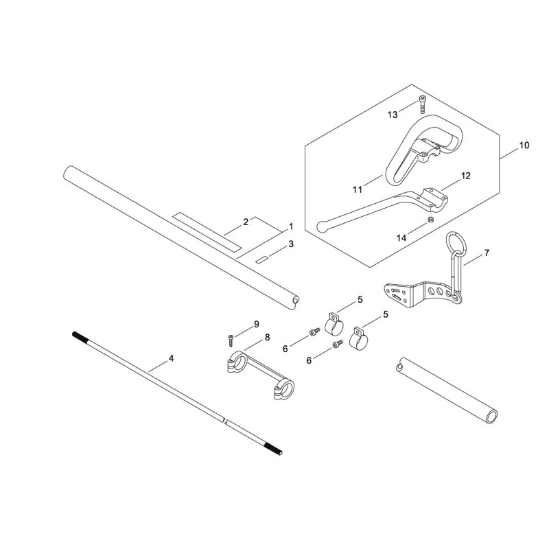 ORIGINAL ECHO-ÜBERTRAGUNGSROHR ECRP100005430