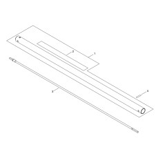 TUBO TRASMISSIONE ECRP100005800 ORIGINALE ECHO