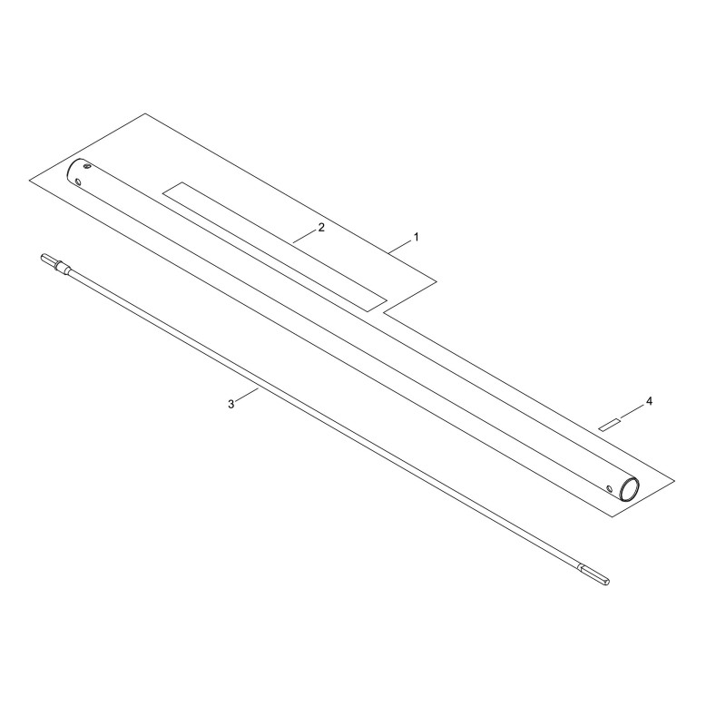 TUBO TRASMISSIONE ECRP100005800 ORIGINALE ECHO