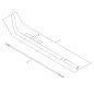 TUBO TRASMISSIONE ECRP100005820 ORIGINALE ECHO