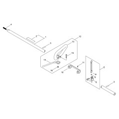 COMPLETE LEFT HANDLE ECRP100006820 ORIGINAL ECHO | NewgardenParts.com