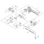 POIGNÉE ACCESSOIRE COMPLÈTE ECHO ECRP100007340 ORIGINALE
