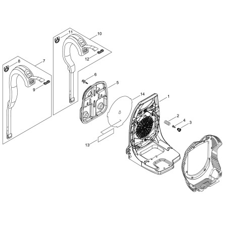 BELT FOR PB8010 (RIGHT) ECRP100008041 ORIGINAL ECHO | NewgardenParts.com