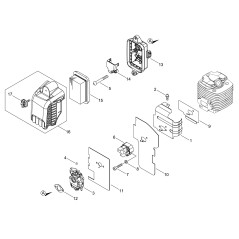 ORIGINAL ECHO AIR FILTER BODY ECRP100008070 | NewgardenParts.com