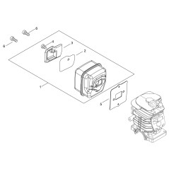 MARMITTA COMPL. ECRP100009160 ORIGINALE ECHO | NewgardenParts.com
