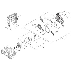 SET MASSE FRIZIONE ECRP100009170 ORIGINALE ECHO