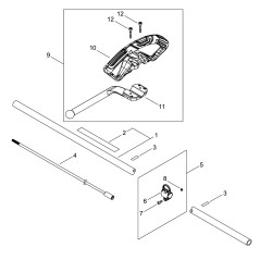 ORIGINAL ECHO-ÜBERTRAGUNGSROHR ECRP100010840