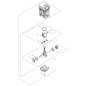 ECHO COMPLETE CRANKSHAFT ECRP100012170 ORIGINAL