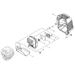 ECHO Komplettschalldämpfer ECRP100012590 Original | NewgardenParts.com