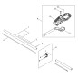 TUBO TRASMISSIONE ECRP100014970 ORIGINALE ECHO