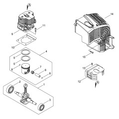 CRANKSHAFT COMPL. ECRP200001000 ORIGINAL ECHO | NewgardenParts.com