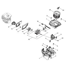 ORIGINAL ECHO CARBURETOR FOR CS-7310SX/731SX ECRP200001230 | NewgardenParts.com