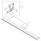 TUBO TRASMISSIONE COMPL. ECRP200001710 ORIGINALE ECHO