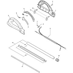 CÂBLE D'ACCÉLÉRATEUR COMPLET D'ORIGINE ECHO ECRV043000160 | NewgardenParts.com