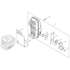 ORIGINAL ECHO EXHAUST GASKET ECRV104000551 | NewgardenParts.com