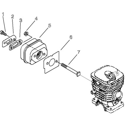 ORIGINAL ECHO SCHALLDICHTUNG ECRV104000732 | NewgardenParts.com