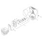 GUARNIZIONE SCARICO ECRV104000941 ORIGINALE ECHO