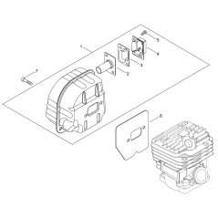 GUARNIZIONE MARMITTA ECRV104001780 ORIGINALE ECHO | NewgardenParts.com