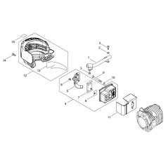 JUNTA DE ESCAPE ORIGINAL ECHO ECRV104001831 | NewgardenParts.com