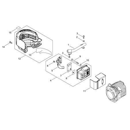 ORIGINAL ECHO EXHAUST GASKET ECRV104001831 | NewgardenParts.com