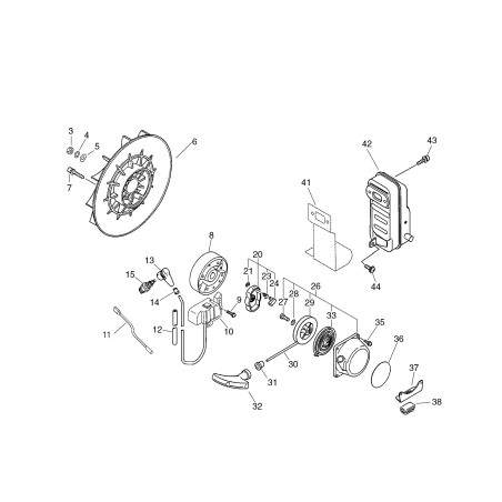 ORIGINAL ECHO EXHAUST GASKET ECRV104001940 | NewgardenParts.com