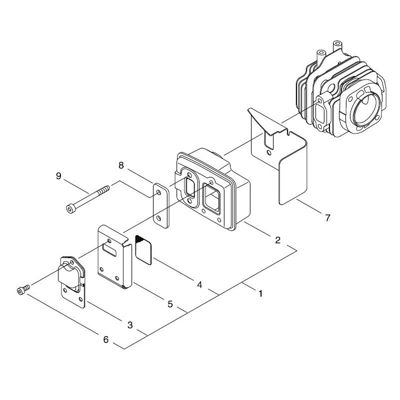 JUNTA DE ESCAPE ORIGINAL ECHO ECRV104001990