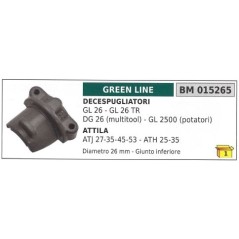 Giunto inferiore asta GREEN LINE decespugliatore GL26 26TR DG26(MULTITOOL)015265 | NewgardenParts.com