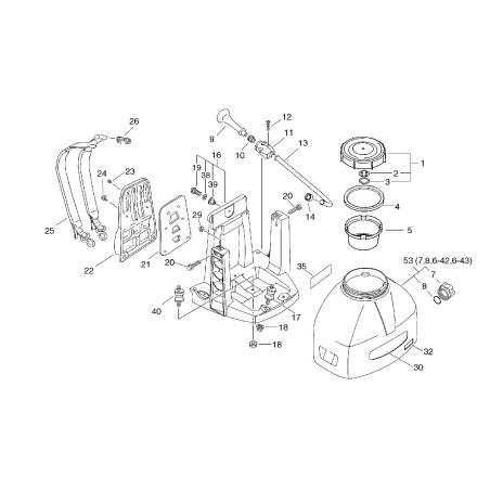 ORIGINAL ECHO SHOCK ABSORBER ECRV420000630 | NewgardenParts.com