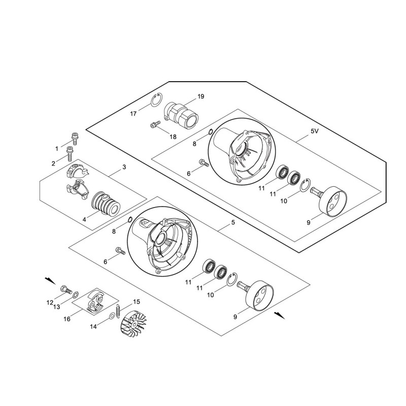 AMORTIGUADOR ORIGINAL ECHO ECRV420001400