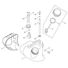 AMORTISSEUR ECHO ORIGINAL ECRV420001430 | NewgardenParts.com