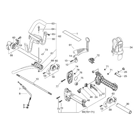 AMORTISSEUR ECHO ORIGINAL ECRV420001720 | NewgardenParts.com
